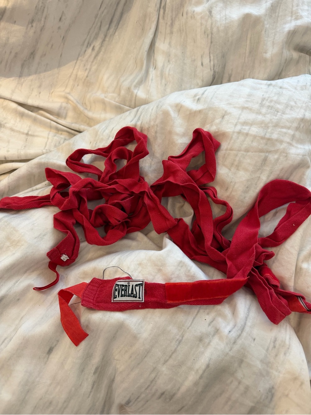 Everlast Red Boxing Hand Wraps